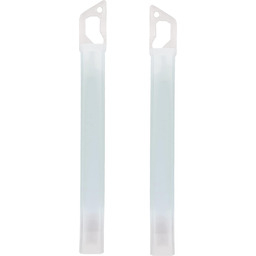 Lifesystems Unisex białe pałeczki świecące 8H (2 sztuki),