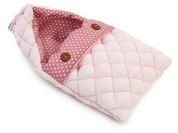 Różowy śpiworek dla lalki Asi 3997133 Różowy śpiworek