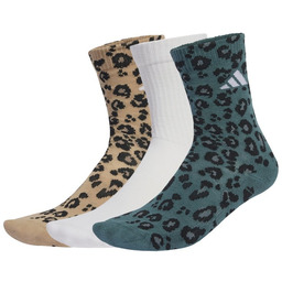 Adidas Skarpety Leopard Print Sock Pack 3 Pary