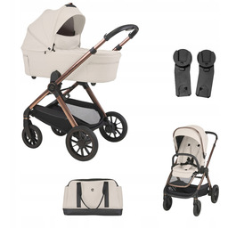 Wózek dziecięcy wielofunkcyjny gondola 2w1 spacerówka adaptery espiro