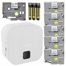 Zestaw drukarka Brother Cube PT-P300BT 5x taśma TZE-231+
