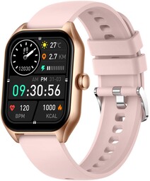 Zegarek SMARTWATCH Rubicon RNCF03 r.gold mesh + pink