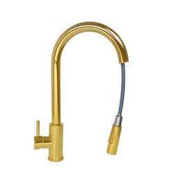 AFINO Bateria kuchenna z wyciąganą wylewką GOLD