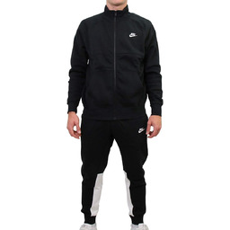 Nike Męski dres sportowy, czarny/czarny/biały/biały, XL