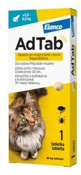 Elanco AdTab Cat 48mg (2-8kg) 1 tabletka -