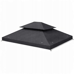 Dach Poszycie Pawilon 4x3m Wodoodporny M5Antracyt