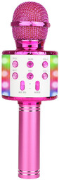 Mikrofon karaoke z głośnikiem bluetooth Manta MIC21-PKL LED