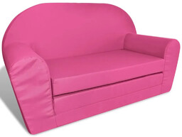 Elior Różowa sofa dziecięca typu amerykanka - Jorund