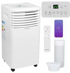 Klimatyzator przenośny WiFi mały osuszacz cichy 3w1 2,6kW