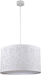 Lampa wisząca Flowers dziecięca 1xE27 biała LP-686/1P -