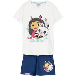 Koszulka i szorty Gabby''s Dollhouse - kolor niebieski