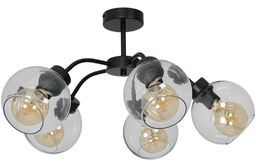LAMPA sufitowa SOFIA MLP6596 Milagro skandynawska OPRAWA szklane