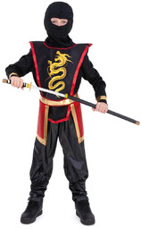 Kostium Wojownik Ninja czarny - 1 szt.
