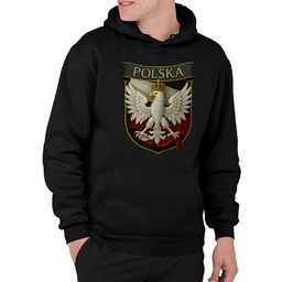Polska - Orzeł Biały v2 - męska bluza