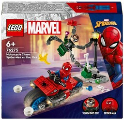 LEGO Klocki Marvel 76275 Pościg na motocyklu: Spider-Man