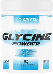 Atleta Glycine Powder 600g Glicyna Naturalna Bezsmakowa