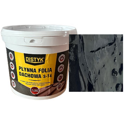 Distyk Płynna Folia Dachowa S-T4 5kg Czarny