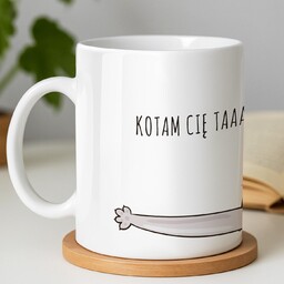 Kubek z nadrukiem dla kociary