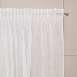 Markizeta Firanka gotowa haftowana w kwiaty 3D