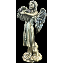 FIGURKA Anioł ANIOŁEK Z KWIATAMI - VERONESE (WU70727A4)