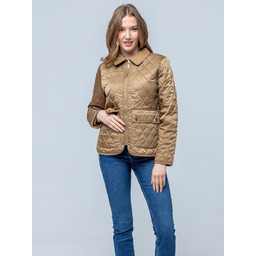 PRZEJŚCIOWA PIKOWANA KURTKA DAMSKA Z KOŁNIERZYKIEM