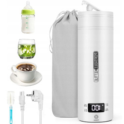 Mini Czajnik z Kubkiem 0,5L 300W LCD 4