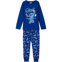 STITCH Piżama Długi Single Jersey Zestaw Unisex Dzieci,