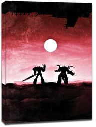 Warhammer 40K Vintage Poster - obraz na płótnie