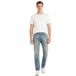 LEVI''S JEANSY PROSTE MĘSKIE W BŁĘKITNYM ODCIENIU 36/32