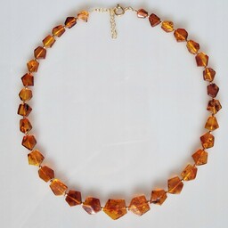 Stopniowany naszyjnik korale z bursztynu naszyjnik z koniakowego