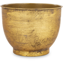 Osłonka donica doniczka metalowa złota 20x26x26 159232
