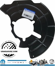 Tarcza kotwiczna osłona tarczy hamulcowej przedniej prawej Jeep