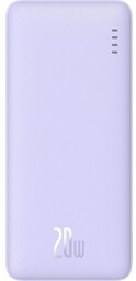 Baseus Powerbank Airpow 10000mAh 20W PD, fioletowy