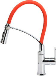 Fala BATERIA ZLEWOZMYWAKOWA Z ELASTYCZNĄ WYLEWKĄ FLEXIBLE 2-RED