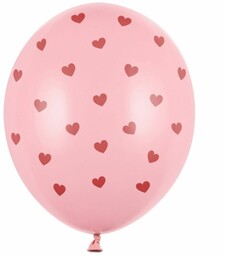 Balony 30 cm w serca - Pastel Baby