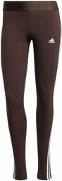 adidas Kobiety 3 Stripes Leggings, shadow brown, XS