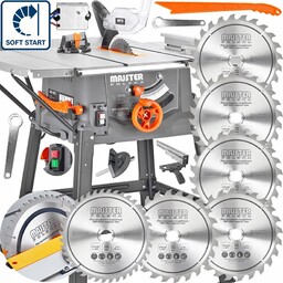 Piła stołowa 4xBLAT 6xTarcz krajzega przecinarka 3400W Soft