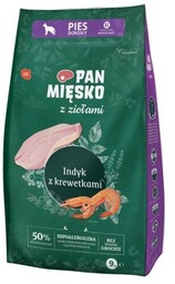 Pan Mięsko Indyk z krewetki i ziołami sucha