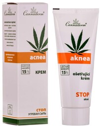 Konopny Krem Przeciwtrądzikowy Cannaderm Aknea, 75g
