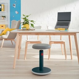 Stołek ergonomiczny LEITZ ERGO COSY szary /65180089/ !(
