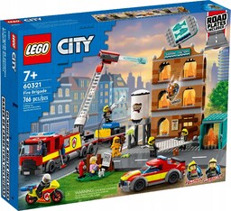 Lego City 60321 Straż Pożarna Pożar Wóz Strażacki