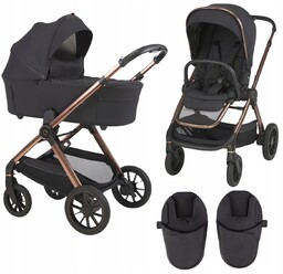 Espiro Code autofolding wózek spacerowy gondola 2w1 adaptery