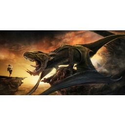 PUZZLE Dinozaury Jurassic Park World A3 252 el