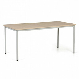 Stół do jadalni TRIVIA, jasnoszara konstrukcja, 1600 x