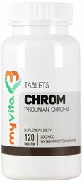 Chrom 200 mcg Myvita, 120 tabletek