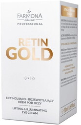 FARMONA RETIN GOLD Liftingujaco-rozświetlający krem pod oczy 50ml