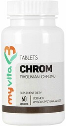 Chrom 200 mcg Myvita, 60 tabletek