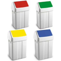 TTS kosz na śmieci z klapą uchylną ABS