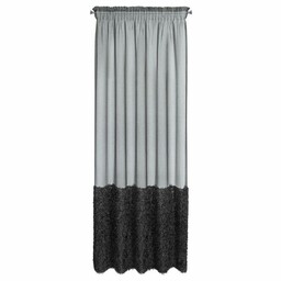 Eurofirany Firana gotowa Marion 140x270 czarna na taśmie