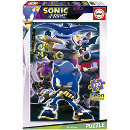 Educa, Puzzle, Sonic Prime (fluorescencyjne), 300 el.